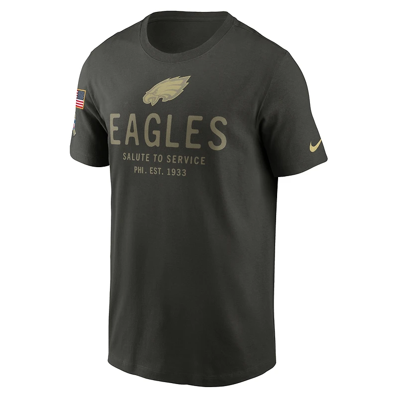 Philadelphia Eagles Salute to Service Sideline Primary Edge Men's Nike Dri-FIT NFL T-Shirt