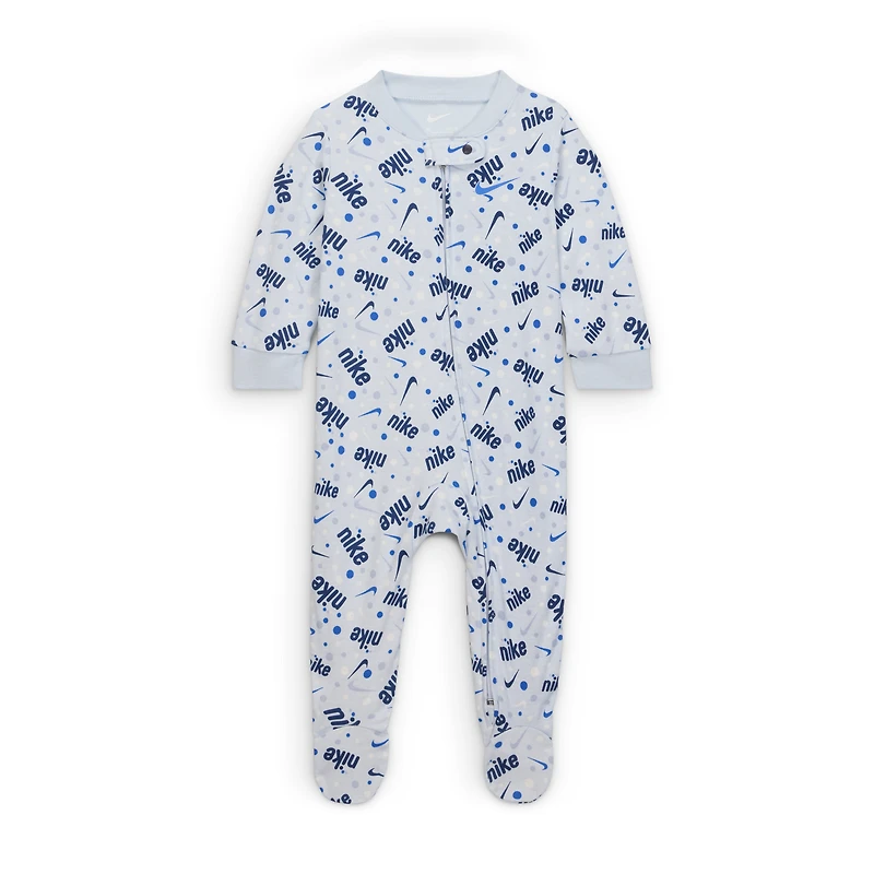 Nike Play For All Baby (0-9M) Printed Footed Coverall