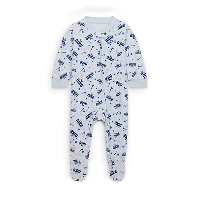 Nike Play For All Baby (0-9M) Printed Footed Coverall
