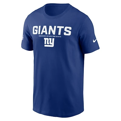 New York Giants Sideline Team Issue Men's Nike Dri-FIT NFL T-Shirt