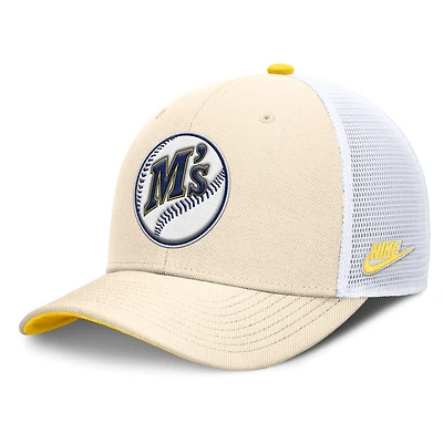 Seattle Mariners Cooperstown Rise Men's Nike Dri-FIT MLB Trucker Adjustable Hat