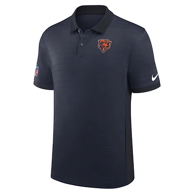 Chicago Bears Sideline Victory Stripe Men's Nike Dri-FIT NFL Polo