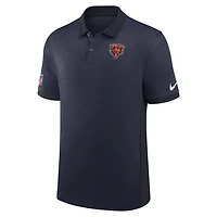 Chicago Bears Sideline Victory Stripe Men's Nike Dri-FIT NFL Polo