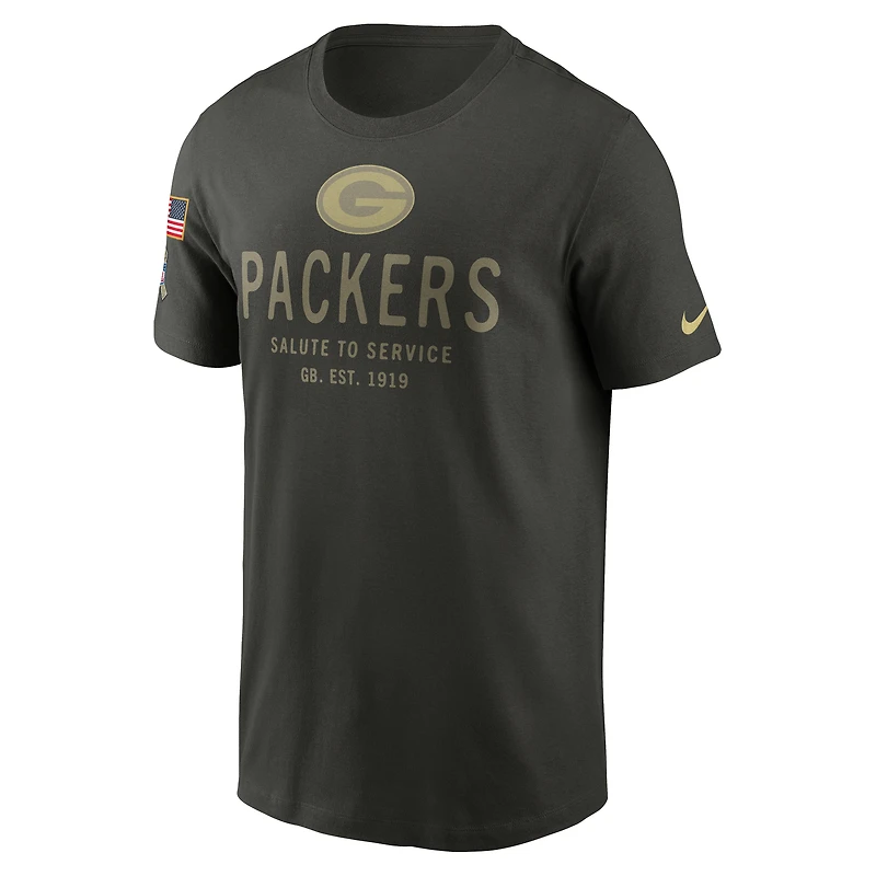 Green Bay Packers Salute to Service Sideline Primary Edge Men's Nike Dri-FIT NFL T-Shirt