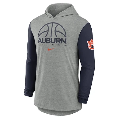 Auburn Basketball Men's Nike Dri-FIT College Long-Sleeve Hooded T-Shirt