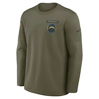 Los Angeles Chargers Salute to Service Sideline Triumphant Win Coach Men's Nike NFL Pullover Crew