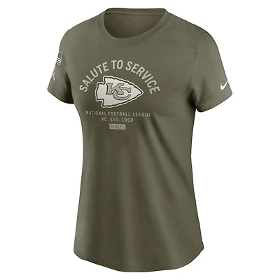 Kansas City Chiefs Salute to Service Sideline Women's Nike NFL T-Shirt