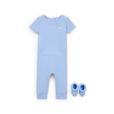 Nike Baby Rib Knit Romper and Socks Set