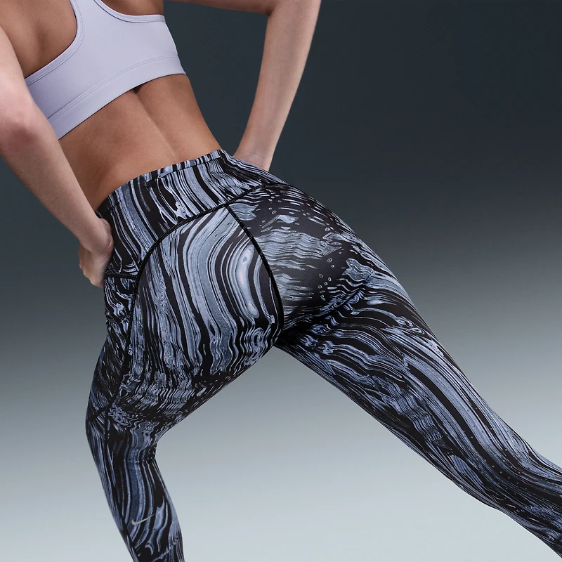 Nike Swift Women's High-Waisted 7/8 Printed Running Leggings