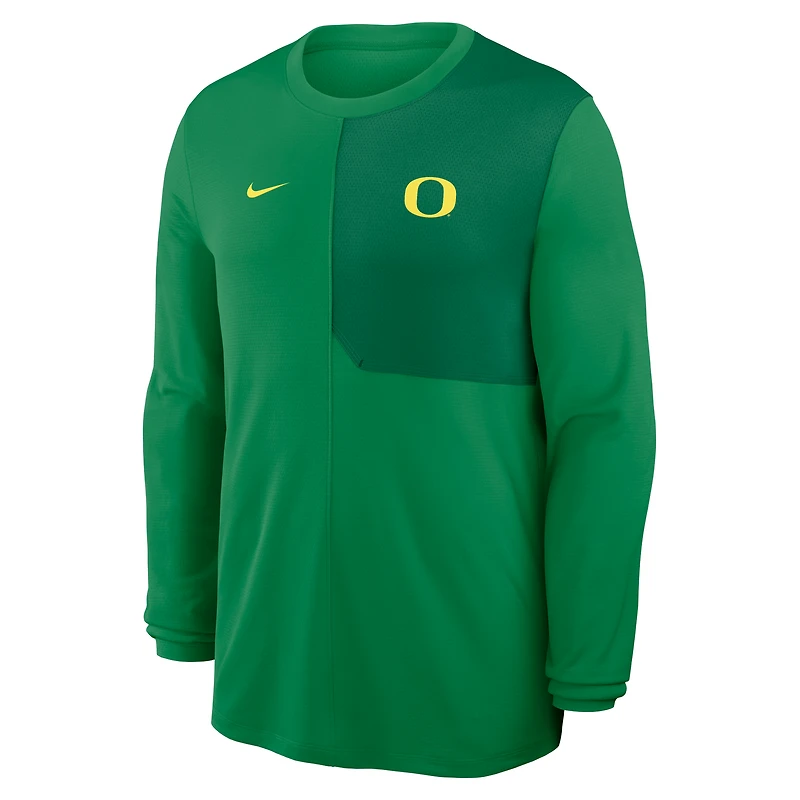 Oregon Sideline Coach Men's Nike Dri-FIT College Long-Sleeve Top