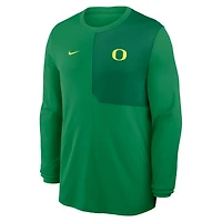 Oregon Sideline Coach Men's Nike Dri-FIT College Long-Sleeve Top