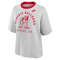Georgia Legacy Arch Script Boxy Women's Nike College T-Shirt