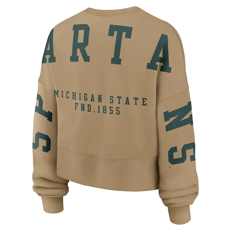 Michigan State Phoenix 2-Hit Women's Nike College Pullover Crew