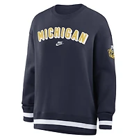 Michigan Legacy Phoenix Women's Nike College Oversized Pullover Crew