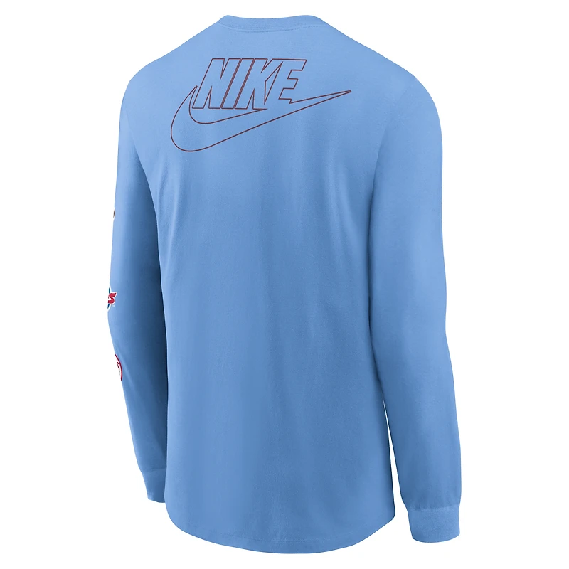 Philadelphia Phillies Cooperstown Knockout Men's Nike MLB Long-Sleeve T-Shirt