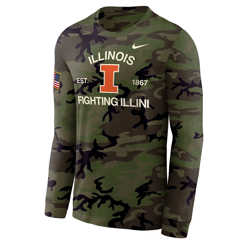 Illinois Fighting Illini Legend Men's Nike Dri-FIT Long-Sleeve T-Shirt