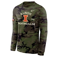 Illinois Fighting Illini Legend Men's Nike Dri-FIT Long-Sleeve T-Shirt