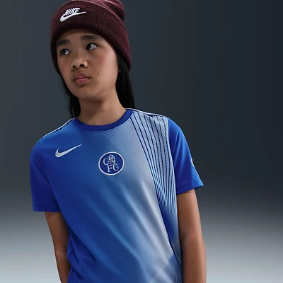 Chelsea FC Academy Pro Third Big Kids' Nike Dri-FIT Soccer Pre-Match Top