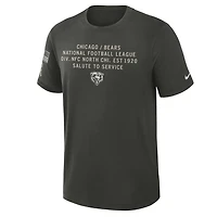 Chicago Bears Salute to Service Slub Men's Nike Dri-FIT NFL T-Shirt