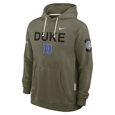 Duke 2025 Military Appreciation Men's Nike Dri-FIT College Pullover Hoodie