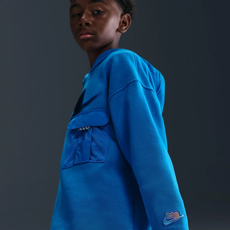 Nike x LEGO® Collection Big Kids' Oversized Pullover Hoodie