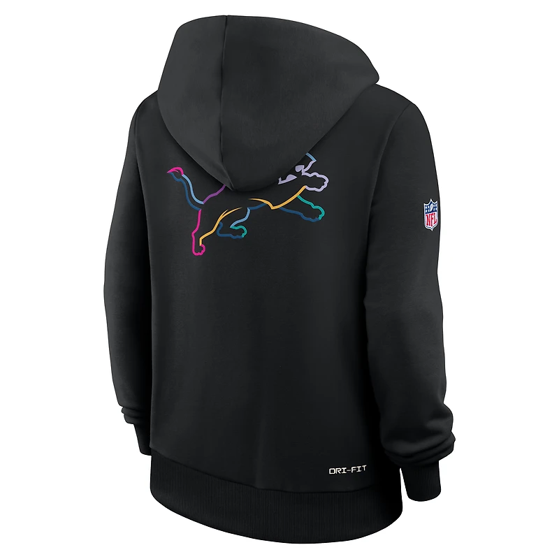 Detroit Lions Crucial Catch Women's Nike Dri-FIT NFL Pullover Hoodie