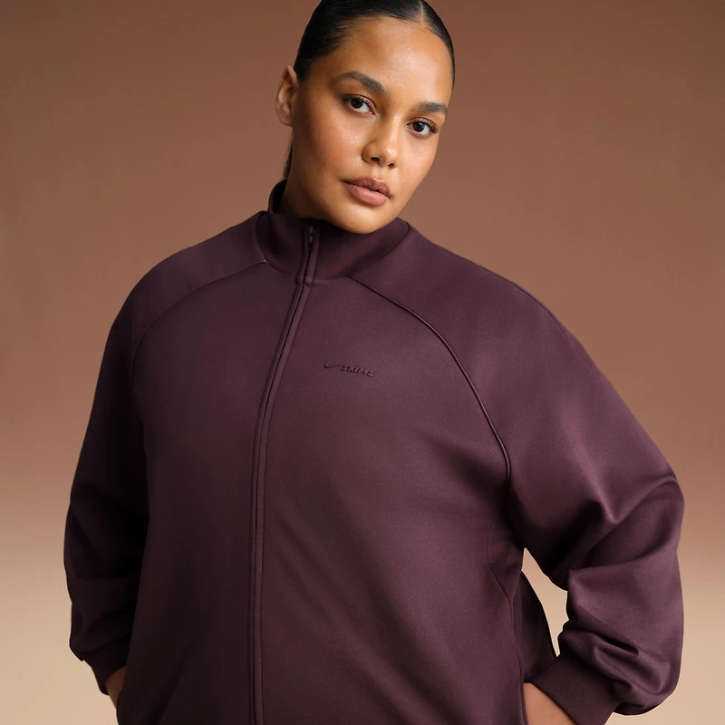 NikeSKIMS Matte Tricot Women's Oversized Full-Zip Track Jacket