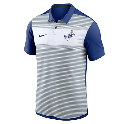 Los Angeles Dodgers Striped Vapor Polo Men's Nike Dri-FIT MLB