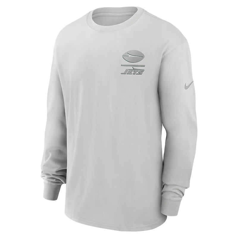 New York Jets Essential Heavy Max90 Men's Nike NFL Long-Sleeve T-Shirt