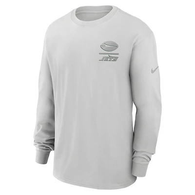 New York Jets Essential Heavy Max90 Men's Nike NFL Long-Sleeve T-Shirt