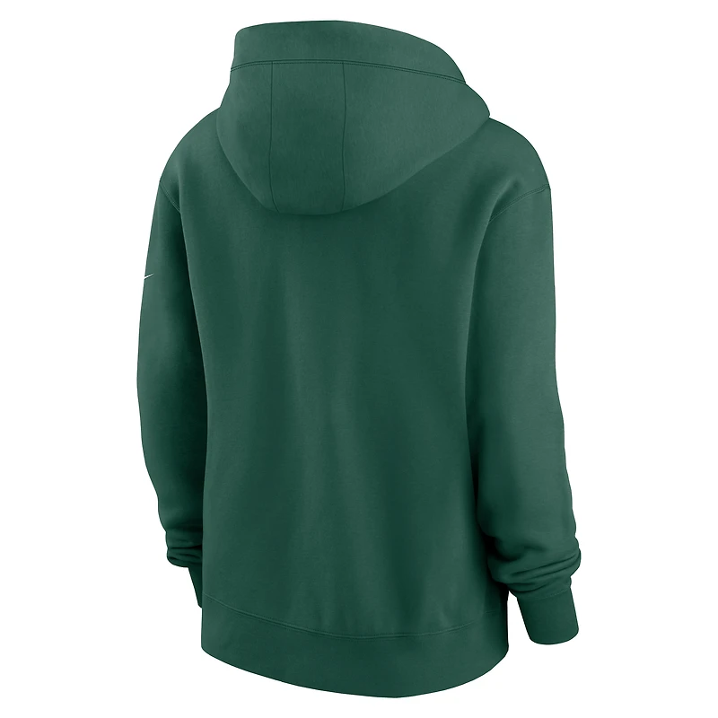 Green Bay Packers Phoenix Rewind Women's Nike NFL Full-Zip Hoodie