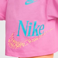 Nike Toddler Wild Flower Boxy T-Shirt and Shorts Set