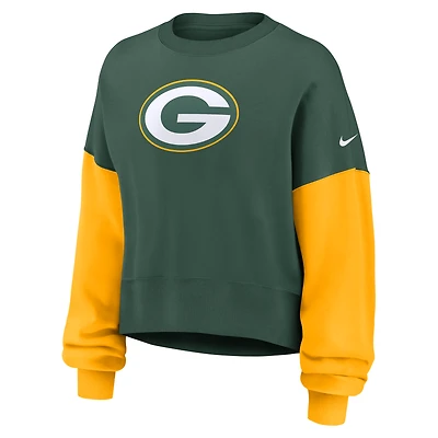 Green Bay Packers Women's Nike NFL Pullover Crew