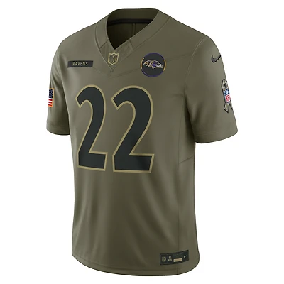 Derrick Henry Baltimore Ravens Salute to Service Men's Nike Dri-FIT NFL Limited Jersey