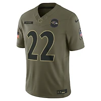 Derrick Henry Baltimore Ravens Salute to Service Men's Nike Dri-FIT NFL Limited Jersey