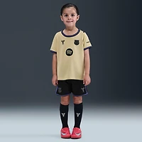 FC Barcelona 2025/26 Stadium Away Little Kids' Kobe Soccer Replica 3-Piece Kit