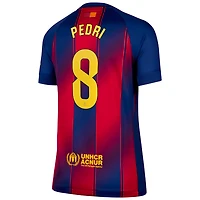 Pedri Barcelona 2025/26 Stadium Home Women's Nike Dri-FIT Soccer Jersey
