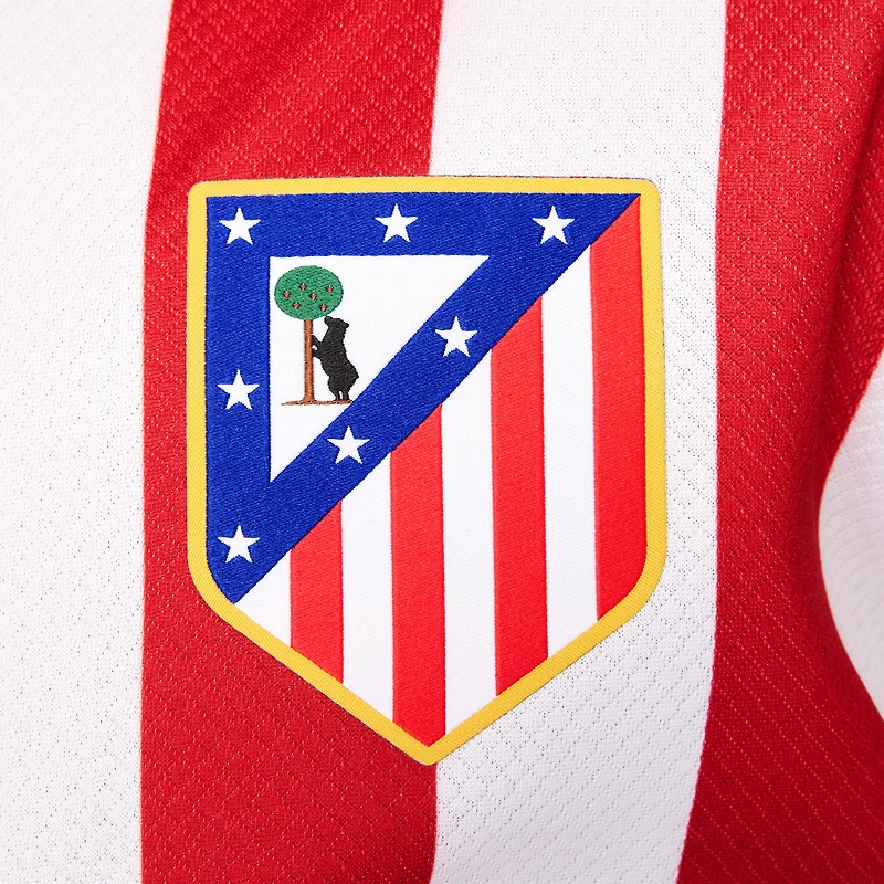 Atlético Madrid 2025/26 Stadium Home Big Kids' Nike Dri-FIT Soccer Replica Jersey