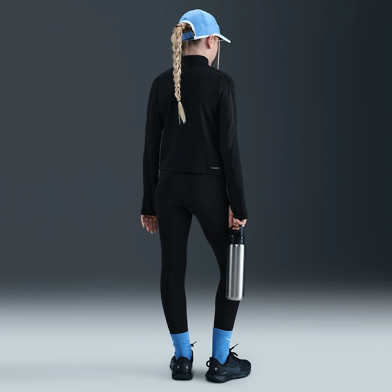 Nike Pro Big Kids' (Girls') Dri-FIT Leggings with Shine Accents