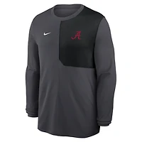 Alabama Sideline Coach Men's Nike Dri-FIT College Long-Sleeve Top