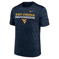 West Virginia Campus Center Stack Velocity Men's Nike Dri-FIT College T-Shirt