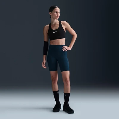 Nike Universa Women's High-Waisted 8" Biker Shorts with No Front Seam