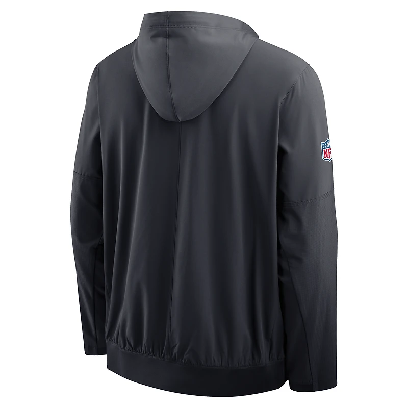 Houston Texans Alt Option Route Anorak Men's Nike NFL 1/2-Zip Hooded Jacket