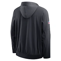 Houston Texans Alt Option Route Anorak Men's Nike NFL 1/2-Zip Hooded Jacket