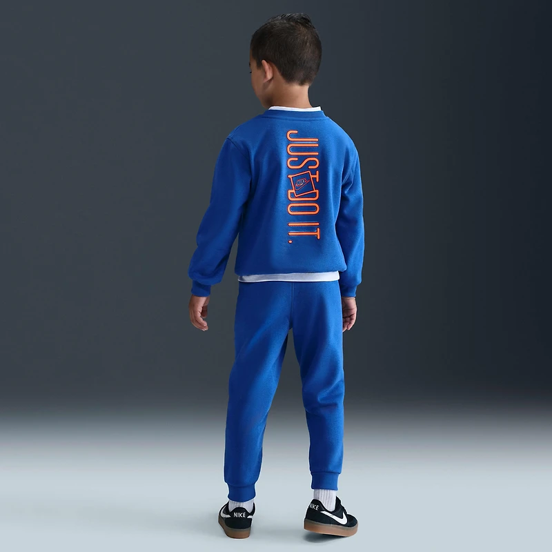 Nike Glow With Me Little Kids' Lightweight Fleece 2-Piece Crew Set