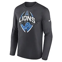 Detroit Lions Legend Icon Men's Nike Dri-FIT NFL Long-Sleeve T-Shirt