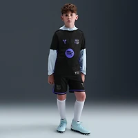 FC Barcelona Academy Pro Away Big Kids' Nike Dri-FIT Soccer Pre-Match Short-Sleeve Top