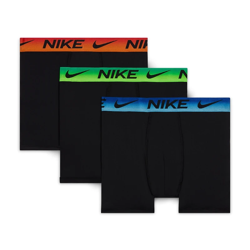 Nike Dri-FIT Big Kids' Ombre Waistband Boxer Briefs (3-Pack)