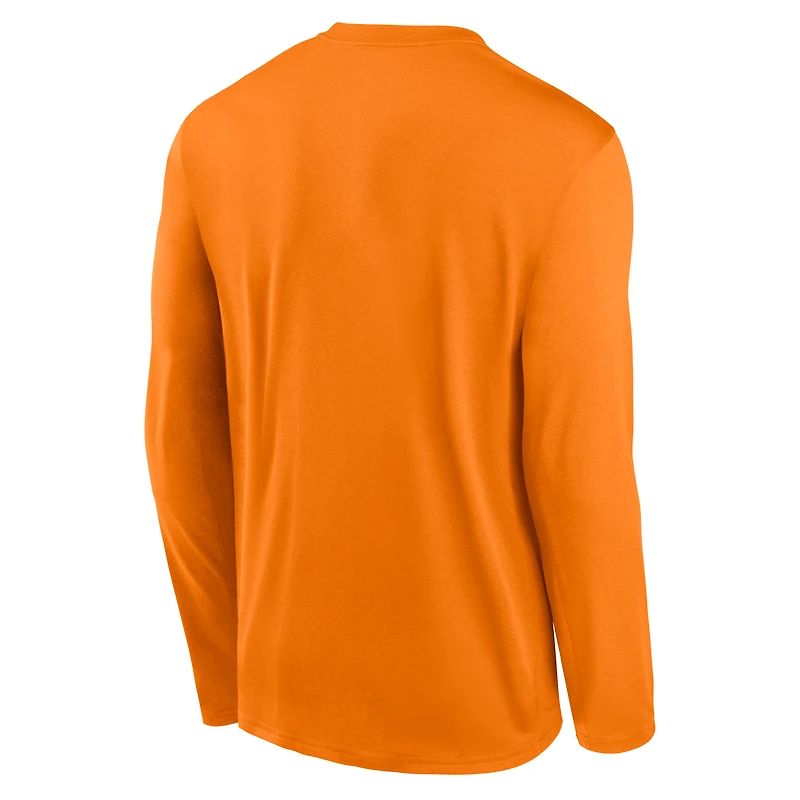 Tennessee Courtside Basketball Shootaround Legend Men's Nike Dri-FIT College Long-Sleeve T-Shirt