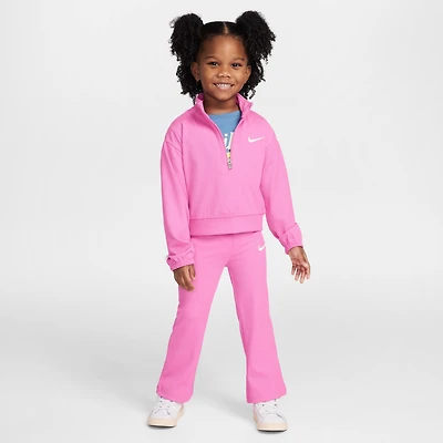 Nike Game, Swoosh, Match! Baby Quarter-Zip Ribbed Top and Leggings Set